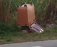 Trash canned speed camera