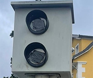 Tape attack on speed camera in Germany