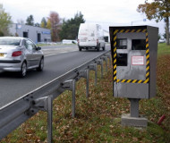Speed camera in France