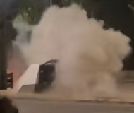 Exploded speed camera