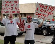 Houston anti-camera protest