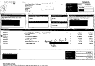 Camera repair invoice