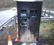 RN165 speed camera torched