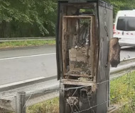 French speed camera remains