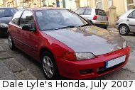 Lyle Honda Civic, July 2007