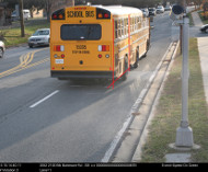 School bus speed camera photo