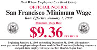 San Francisco minimum wage