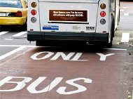 New York bus lanes