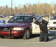 Traffic stop in Rhode Island