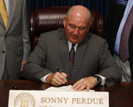 Governor Sonny Perdue