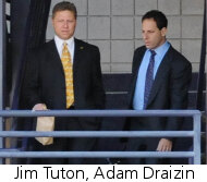 Jim Tuton, Adam Draizin at trial